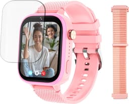 LEROYS - GPS Horloge Kind - Kinder Smartwatch - Android en iOS - Roze - Incl. Simkaart — thumbnail 1