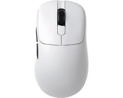 Ajazz AJ179 Gaming Muis - 26000DPI - PAW3395 - Draadloze/Bedraad - Ultralicht Muizen - 58g - Wit
