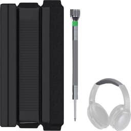Vervangende Hoofdband voor Bose QuietComfort 35, 35 II, 45 (QC35, QC35 II, QC45) Over-Ear Hoofdtelefoon van MMOBIEL – Protein PU Hoofdband – Hoofdtelefoon Hoofdkussen Cover Reparatie – Grijs — thumbnail 4