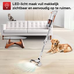 TurboTronic CV11 Steelstofzuiger met flexibele Arm en Handstofzuiger Draadloos - Oranje/Zilver — thumbnail 3