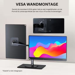 White-Label® Portable Monitor - Draagbare Scherm - Gaming - Full HD - Zwart — thumbnail 3