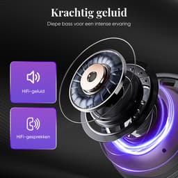 Fitbeats X15 - Oortjes draadloos - Bluetooth oordopjes - Sport oordopjes - Sport oortjes - Oordopjes - Earbuds - Geschikt voor Apple Iphone Samsung Android - IPX7 waterbestendig - 35 uur afspeel tijd — thumbnail 3