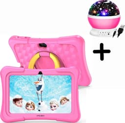 Oneiro Kindertablet KIDSPLAY 7 inch ROZE - Kindertablet vanaf 3 jaar - Ouder Control App - Beschermhoes - Android 11 – 3000 Mah Batterij - Roze — thumbnail 1