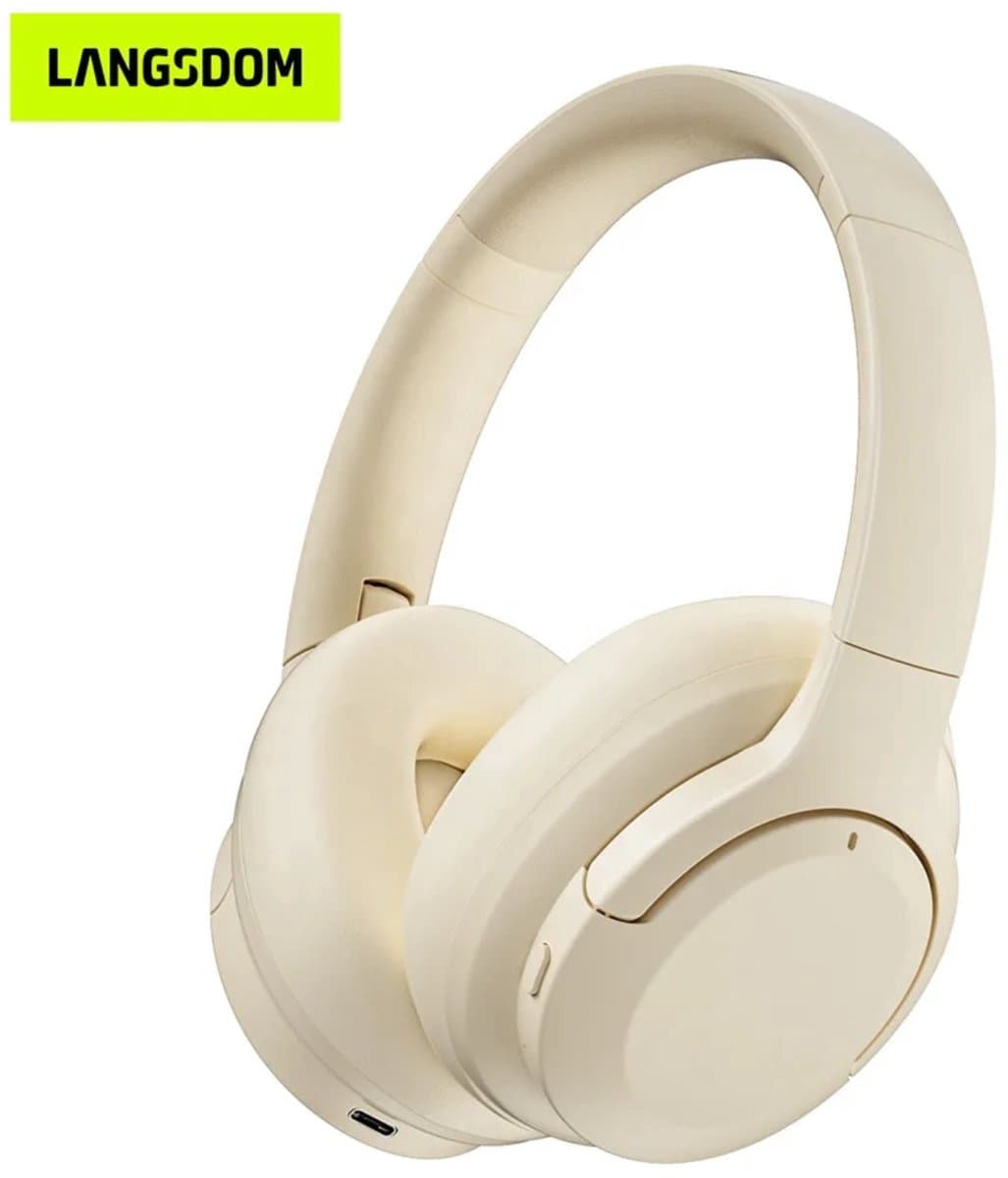 Draadloze Bluetooth Koptelefoon-Actieve Ruisonderdrukking ANC - Over-Ear — afbeelding 1