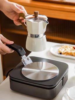 5 Inch Warmtediffuser & Inductie Adapterplaat - Geschikt voor Gasfornuizen en Moka Potten, Universele Kookgerei Accessoire — thumbnail 3