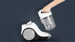 Aura® Steelstofzuiger met snoer - Steelstofzuiger - Stofzuiger - Zilver - 45cm x 29cm x 34cm — thumbnail 2
