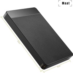 SVN® Harde schijf extern - Harde Schijf - Lacie Externe Harde Schijf - Zwart - 12cm x 8cm x 2cm — thumbnail 3