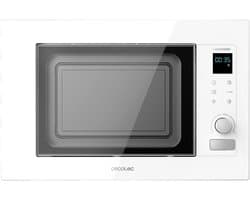 Ingebouwde Magnetron - Keukenoven Digitaal - Snel Eten Opwarmen - Grillfunctie Inclusief - 20 Liter Capaciteit - Wit
