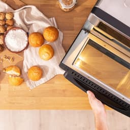 Heteluchtfriteuse Oven - Multicooker Airfryer - Gezond Koken - 9 Voorgeprogrammeerde Functies - 30 Liter Capaciteit - Roestvrij Staal — thumbnail 4