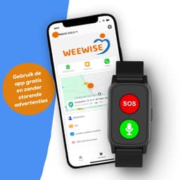 Weewise WS69 - GPS Horloge Senior - Smartwatch voor Ouderen - Persoonlijke alarmen - alarm horloge ouderen - GPS Horloge Alzheimer - Valdetectie — thumbnail 4