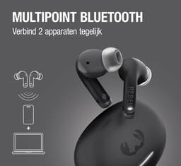 Fresh 'n Rebel Twins Fuse 2 - Draadloze oordopjes - Noise Cancelling oortjes met 36 uur speeltijd - Met Microfoon en App - Storm Grey — thumbnail 4