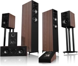 Wharfedale Diamond 12.2i Boekenplank Speakers – Stereo Hifi Set – 2-weg Luidsprekers – Compact Formaat – Passieve Speakers – Walnoot — thumbnail 4