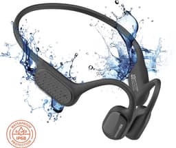 Goods&Co PRO Bone Conduction Headphone - Draadloze sport Oordopjes – Hardloop oortjes - Open Ear Koptelefoon - Sporthoofdtelefoon – IP68 Waterdicht - 32GB geheugen – Bluetooth – Geschikt voor Smartphone & Laptop / Zwart — thumbnail 1