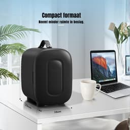 DnA® Mini koelkast 4L - Skincare & make-up fridge - Mini Koelkasten - Zwart - ‎27cm x 16cm x 23cm — thumbnail 3