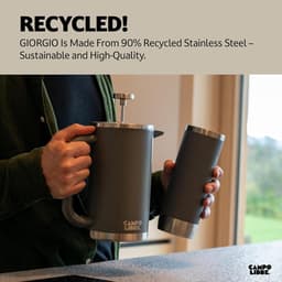 Koffiezetapparaat - Koffiepers - Verse Koffie - Dubbelwandig Geïsoleerd - 1000ml - Groen — thumbnail 5