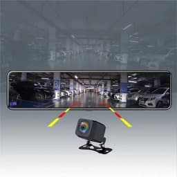 Achteruitkijkspiegel met Dashcam – Auto Camera – Spiegelcamera – Achteruitrijcamera – 4K Scherm – 12 Inch Ultra Helder – Nachtzicht – GPS Tracking — thumbnail 4