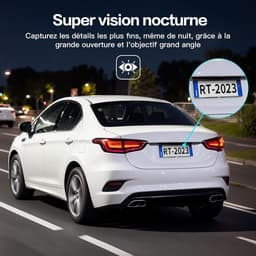 Autodashcam voor met 64 GB SD-kaart, 1080P FHD 3" autodashcam, autodashcam met 170° groothoek, nachtzicht WDR, loopopname — thumbnail 3