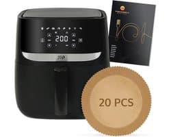 Airfryer XXL 5,7L - Heteluchtfriteuse met Gratis Receptenboek en Handmatige en Automatische Functies