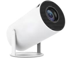 MIRA® Draagbare beamer - Beamer - Projector - Mini Beamer - Wit - 21cm x 14cm x 12cm