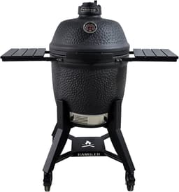 OldschoolBBQ Rambler Pro - Kamado Large - 46,5 cm rooster , 3 laags kooksysteem, compleet met hoes — thumbnail 1