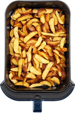 Compacte Airfryer met Keramische Coating - Gezond Frituren zonder PFAS (8L, Blauw) — thumbnail 4