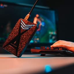 Externe Gaming Harde Schijf 2,5 inch - 2TB met USB 3.2 Gen 1 en RGB Verlichting Zwart — thumbnail 5