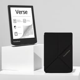 PocketBook Verse e-reader Mist Grey – 6 inch – 8 GB + Origami Zwart Hoesje – voordeelbundel — thumbnail 1