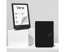 PocketBook Verse e-reader Mist Grey – 6 inch – 8 GB + Origami Zwart Hoesje – voordeelbundel