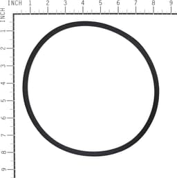 Stretch Riem - Vervangende Riem - Grasmaaier Onderhoud - OEM Goedgekeurd - 25x10x1cm - Zwart — thumbnail 2
