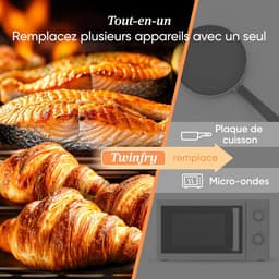 Airfryer XXL - Dubbele Mand Airfryer - bakrooster — thumbnail 4
