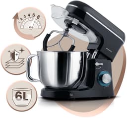 Keukenmachine planetaire mixer 3-in-1 6l Berdsen 1400 W BD-756 — thumbnail 5