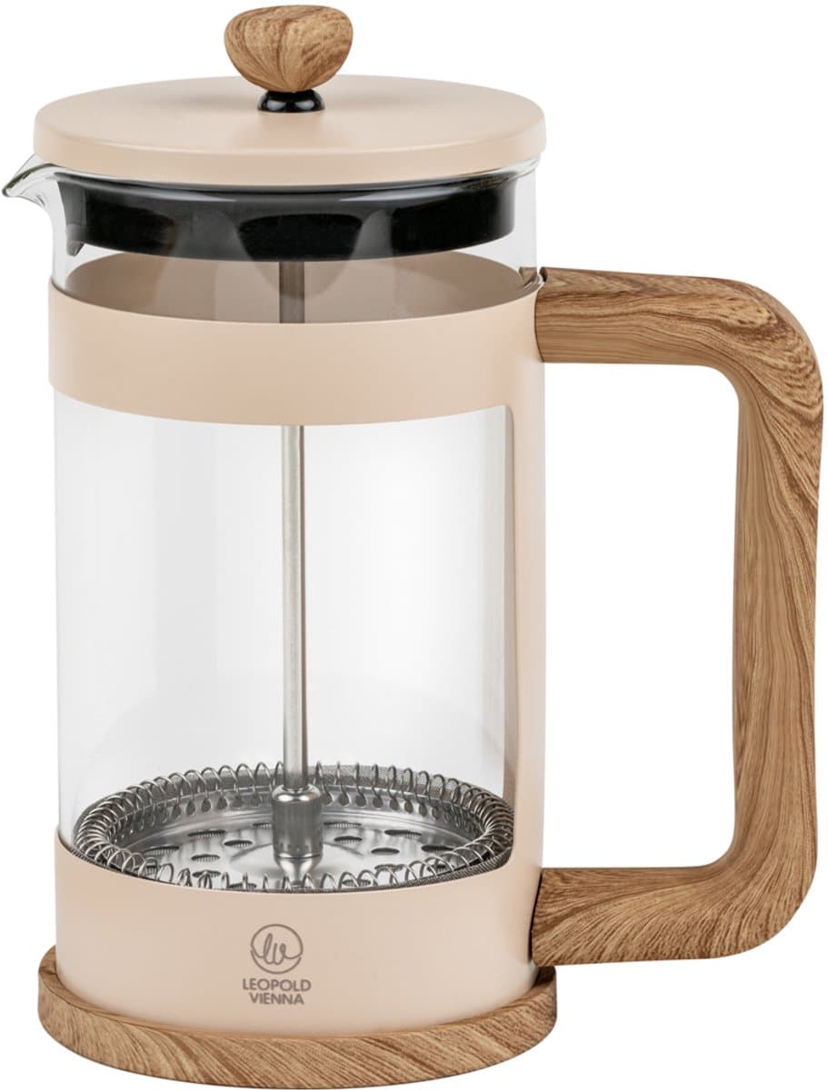 Leopold Vienna - Cafetiere Franca - 600ml - Zand — afbeelding 1