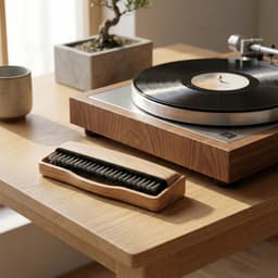 Vin Up™ Premium Vinyl Borstel - Platenborstel Anti Statisch - Carbon Fiber - LP Reiniging — thumbnail 2