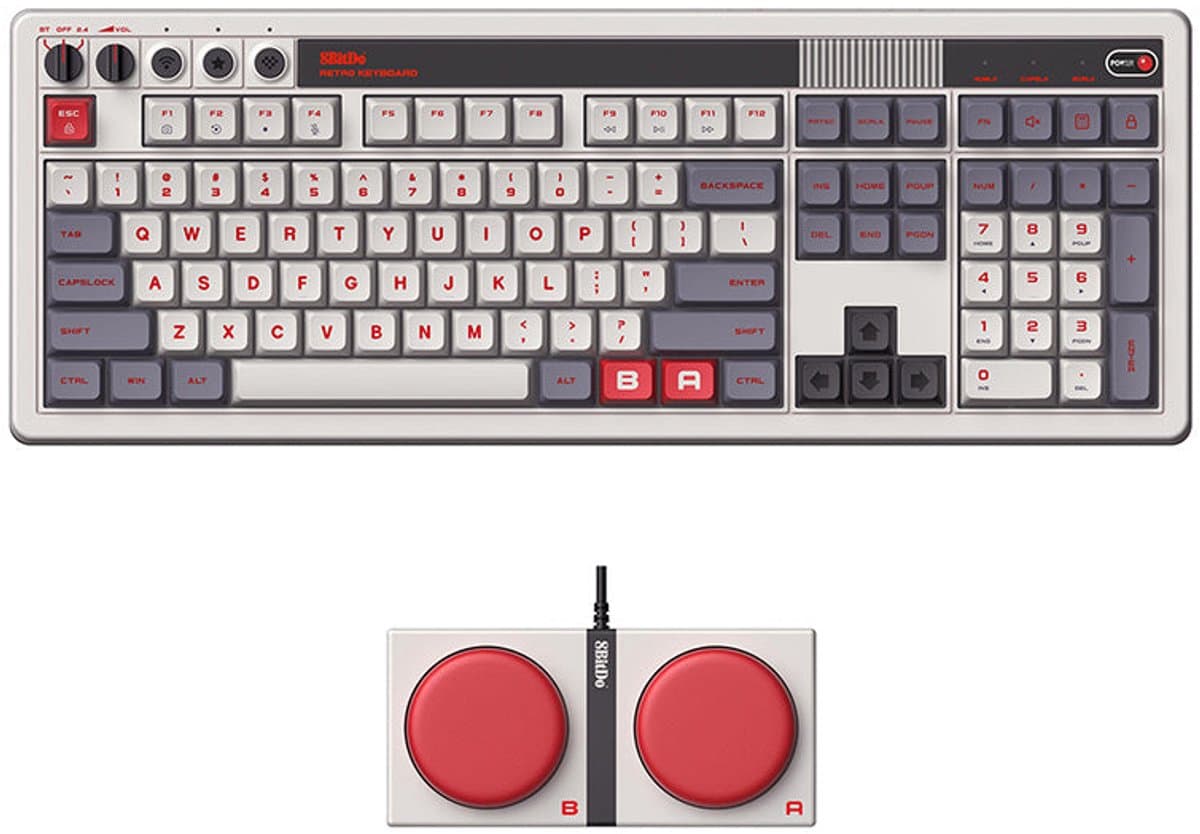 8BitDo Retro Mechanical Keyboard N Edition gaming toetsenbord — afbeelding 1
