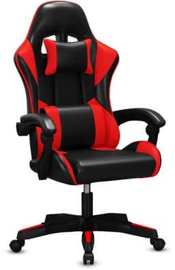Bayt Gamestoel - Gaming chair - Gamingstoel - Comfort gamer stoel - Zwart en rood — thumbnail 1
