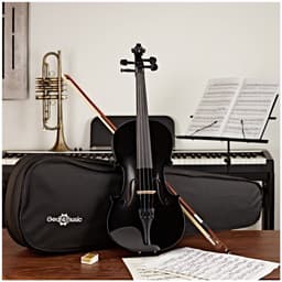 4/4 Studieviool van Gear4music, Zwart — thumbnail 2
