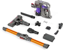 Hyundai Premium Steelstofzuiger Draadloos – Krachtig & Lichtgewicht – 40 min Accu – Knikstang – Flexibele stang - Voor Dierenharen, Tapijt & Harde Vloeren – Zakloos – Led verlichting - Inclusief Accessoires - Rainbow — thumbnail 4