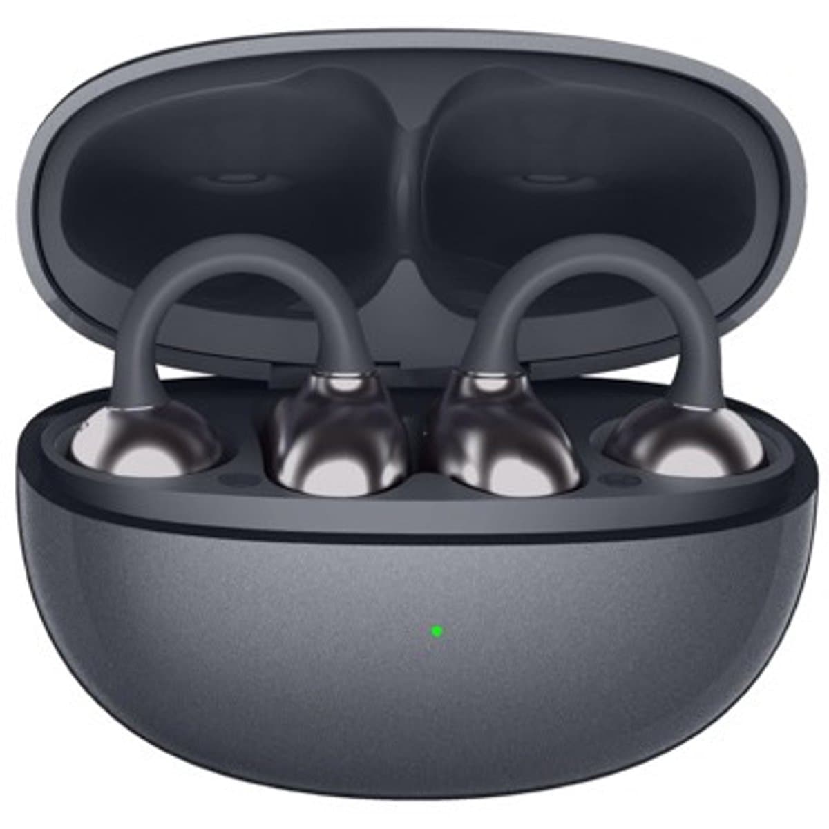 OWS Premium Sport Oordopjes – Deep Bass & Hi-Fi Stereo – Luxe Metalen Case – Bluetooth 5.3 – Open-Ear – 30u Batterij – Zwart — afbeelding 1