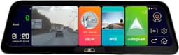 Dashcam voor Auto - 10" 4G ADAS Dashcam - GPS Navigatie & Dual Lens Achteruitrijcamera - 6m Achtercamera - Geen Geheugenkaart - Zwart — thumbnail 4