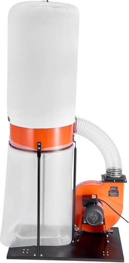 VEVOR Stofafzuigsysteem, 2038,8 M³/U 2,5 Micron Spaanafzuigsysteem, 2,0 HP Zaagselafzuigsysteem met 132,5 L Stofzak en 159 L Filterzak, Stofafzuiger voor Houtbewerking — thumbnail 2