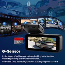 Auto Dashcam 2.5K QHD met 3.4 inch IPS Scherm — thumbnail 3