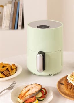Nexvo® Mini airfryer - Airfryer - Airfryer klein - Groen - ‎‎‎26cm x 22cm x 28cm — thumbnail 3