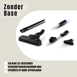 REN® Steelstofzuiger met snoer - Steelstofzuiger - Stofzuiger - Zwart/Paars - 112cm x 25cm x 58cm — thumbnail 5