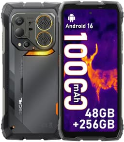 OSCAL PILOT 6 - Thermische Robuuste Smartphone - 4G - 48GB RAM - 256GB ROM - 6.78inch 120Hz - 108MP 10000mAh Robuuste Telefoon - Android 16 - NFC - GPS - Zwart — thumbnail 1