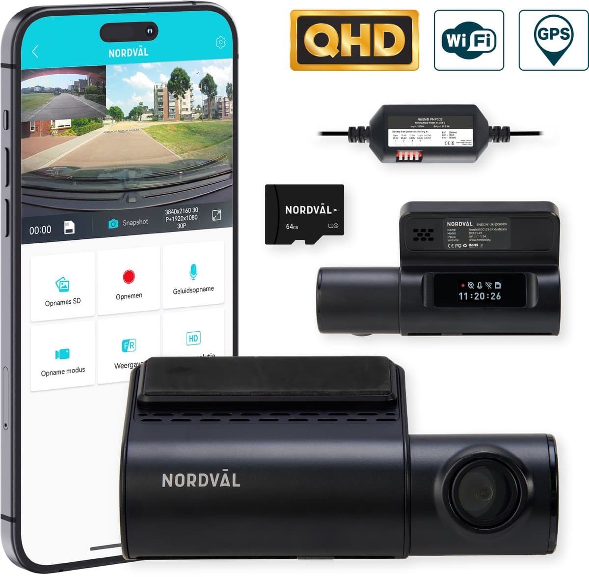 Nordväl DC101-2K  64 GB  + PMPC03 — afbeelding 1