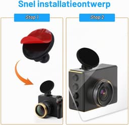 2 Stuks Zelfklevende Houder voor Garmin Dashcam, Kunststof Vervangende Voorruithouder Compatibel met Garmin Dashcam 45/46/47/55/56/57 65W/66W/67W Mini 2 Mini 3 Tandem X110/X210/X310 — thumbnail 3