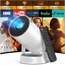 4K, 1080p, Full HD, mini-projector, draagbare thuisbioscoop voor buiten — thumbnail 1