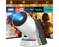 4K, 1080p, Full HD, mini-projector, draagbare thuisbioscoop voor buiten
