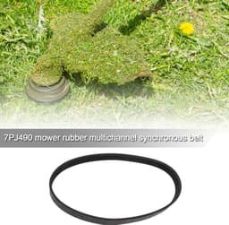 Distributieriem 490mm - Aandrijfriem - Rubber - Sluitlus - 16mm Breedte - Compatibel met QUALCAST Maaiers — thumbnail 2