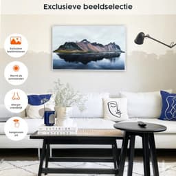 Infrarood Beeldverwarming 300 Watt - Sneeuwlandschap Motief - 1,8 x 50 x 60 cm - Elektrisch - Voor Binnen - Met Smart Thermostaat — thumbnail 5